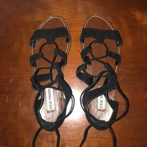 Steve Madden lace up sandals